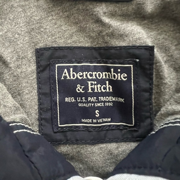 Abercrombie and Fitch Navy Jacket - Picture 2 of 2